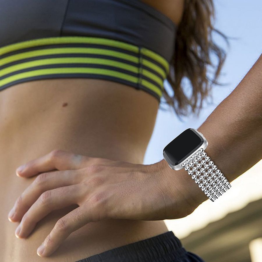 fitbit versa band metal
